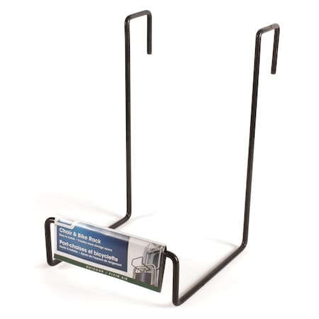 Camco CHAIR RACK, BLACK, HOOKS OVER LADDER STYLE 51490